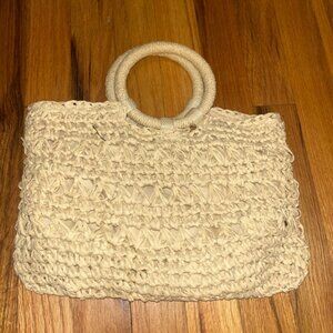 SHEIN Beige Woven Tote Bag ✨Free with purchase! ✨ See description